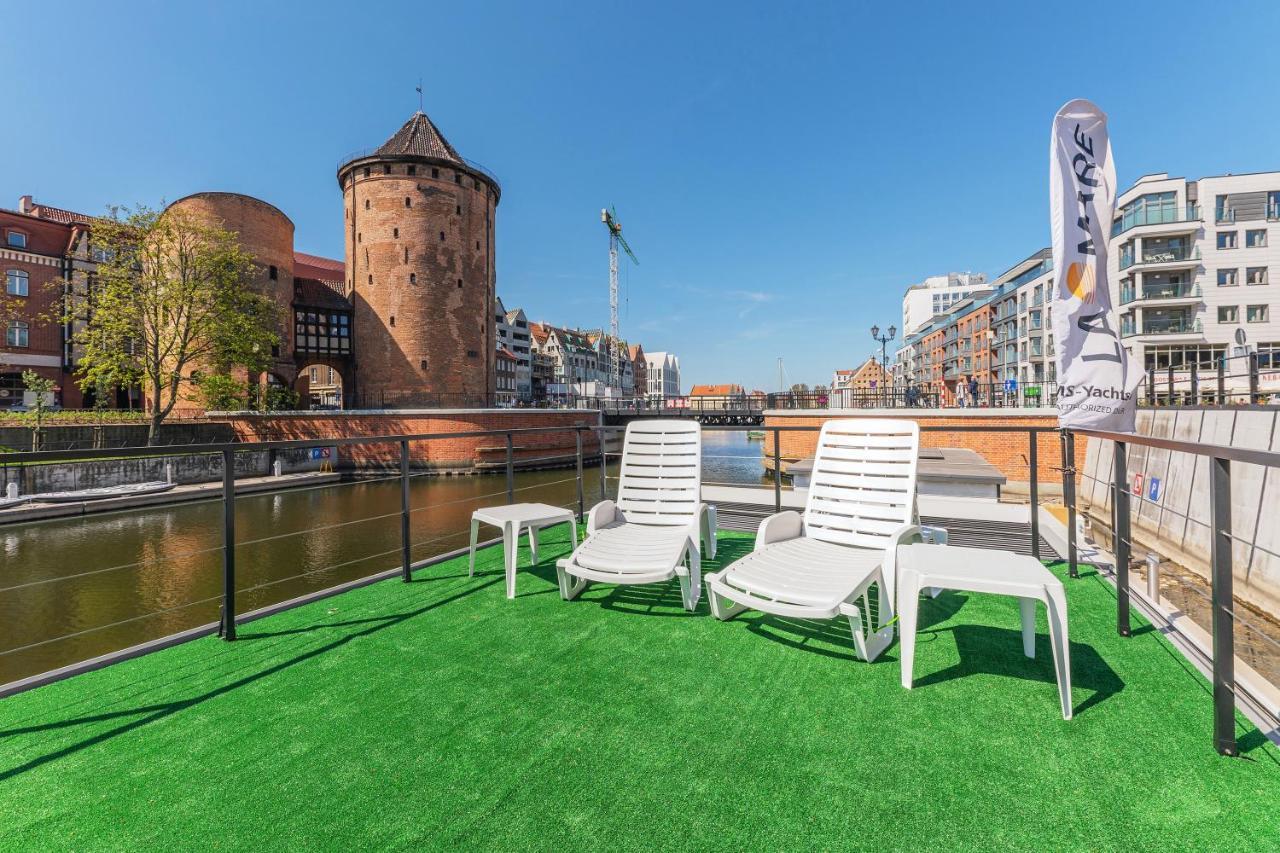 גדנסק Domy Na Wodzie - La Mare Motlava Houseboats With Sauna By Downtown Apartments מראה חיצוני תמונה