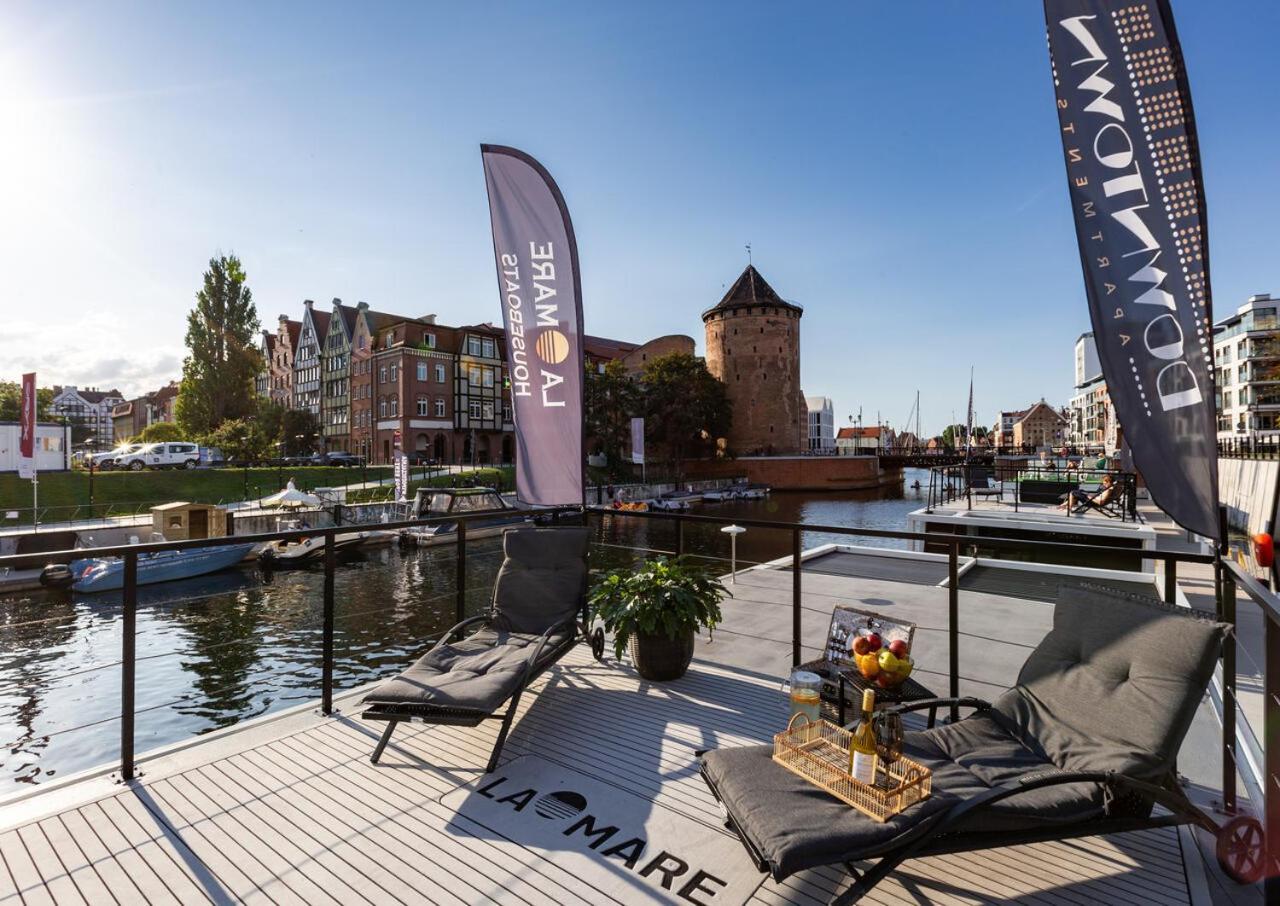 גדנסק Domy Na Wodzie - La Mare Motlava Houseboats With Sauna By Downtown Apartments חדר תמונה