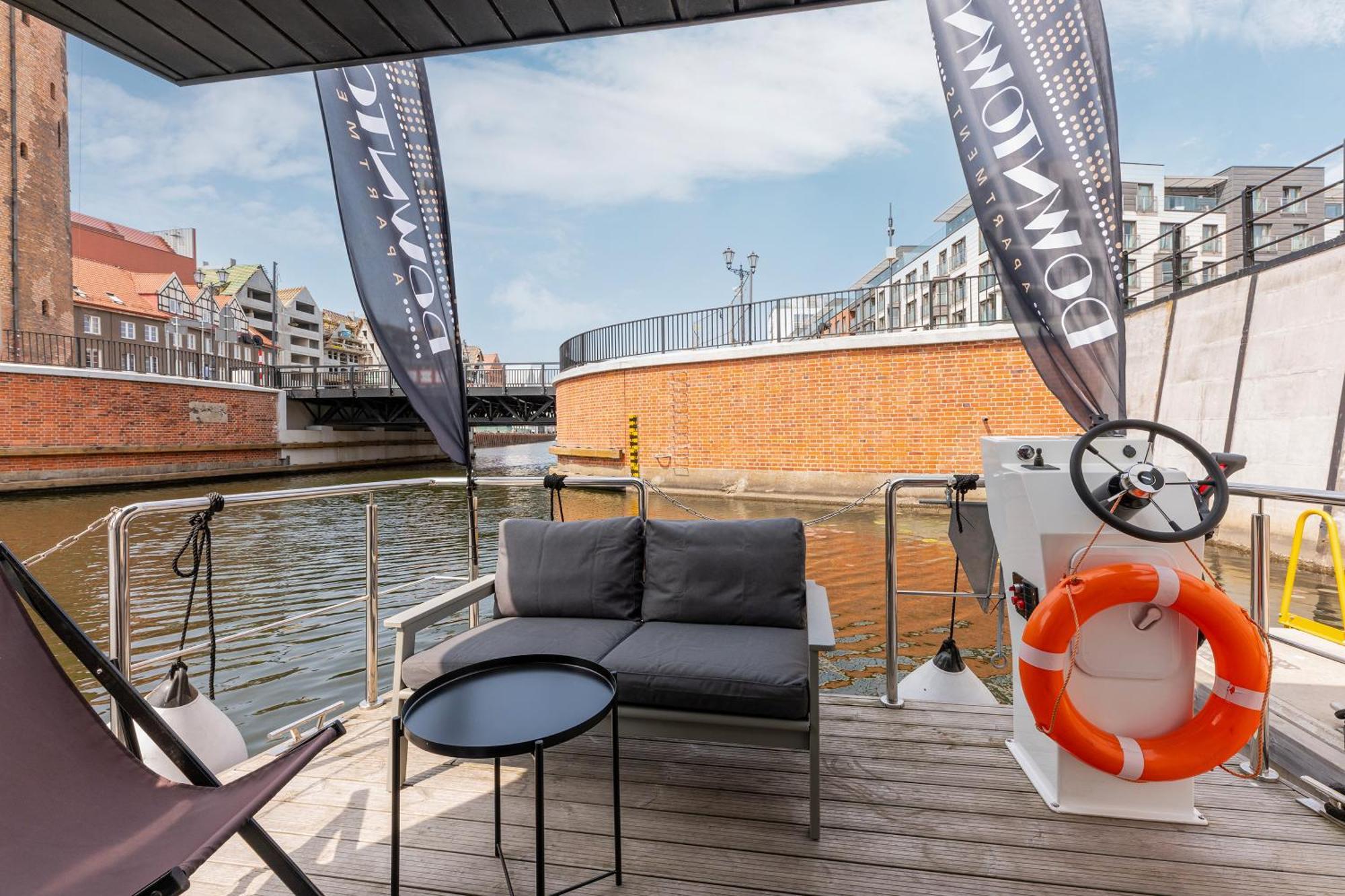 גדנסק Domy Na Wodzie - La Mare Motlava Houseboats With Sauna By Downtown Apartments חדר תמונה